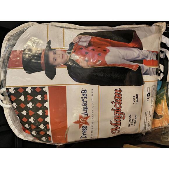 Magician Costume Set for Kids - Cape, Top Hat, Vest & Wand Included! - Picture 1 of 4